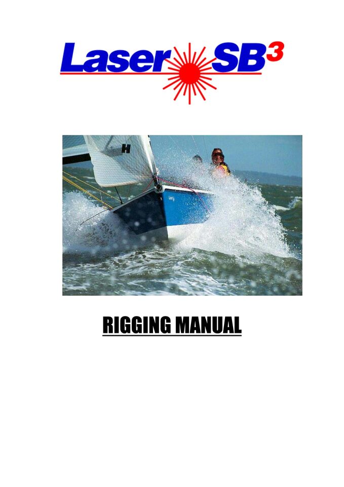 Laser SB3 (SB20) Rigging Manual