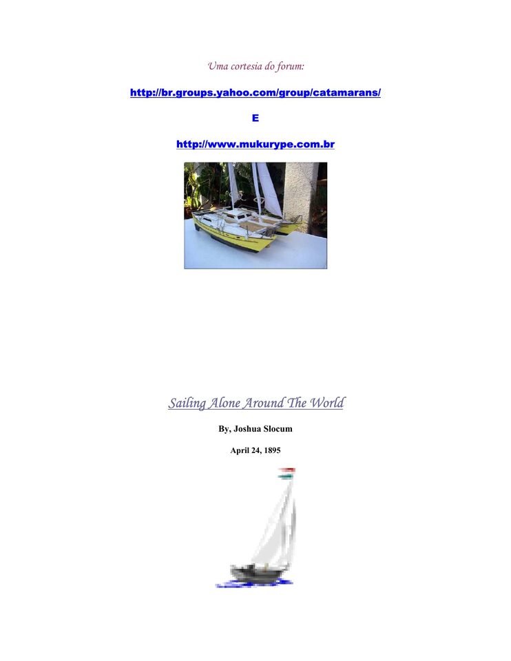 Sailing Alone Around the World