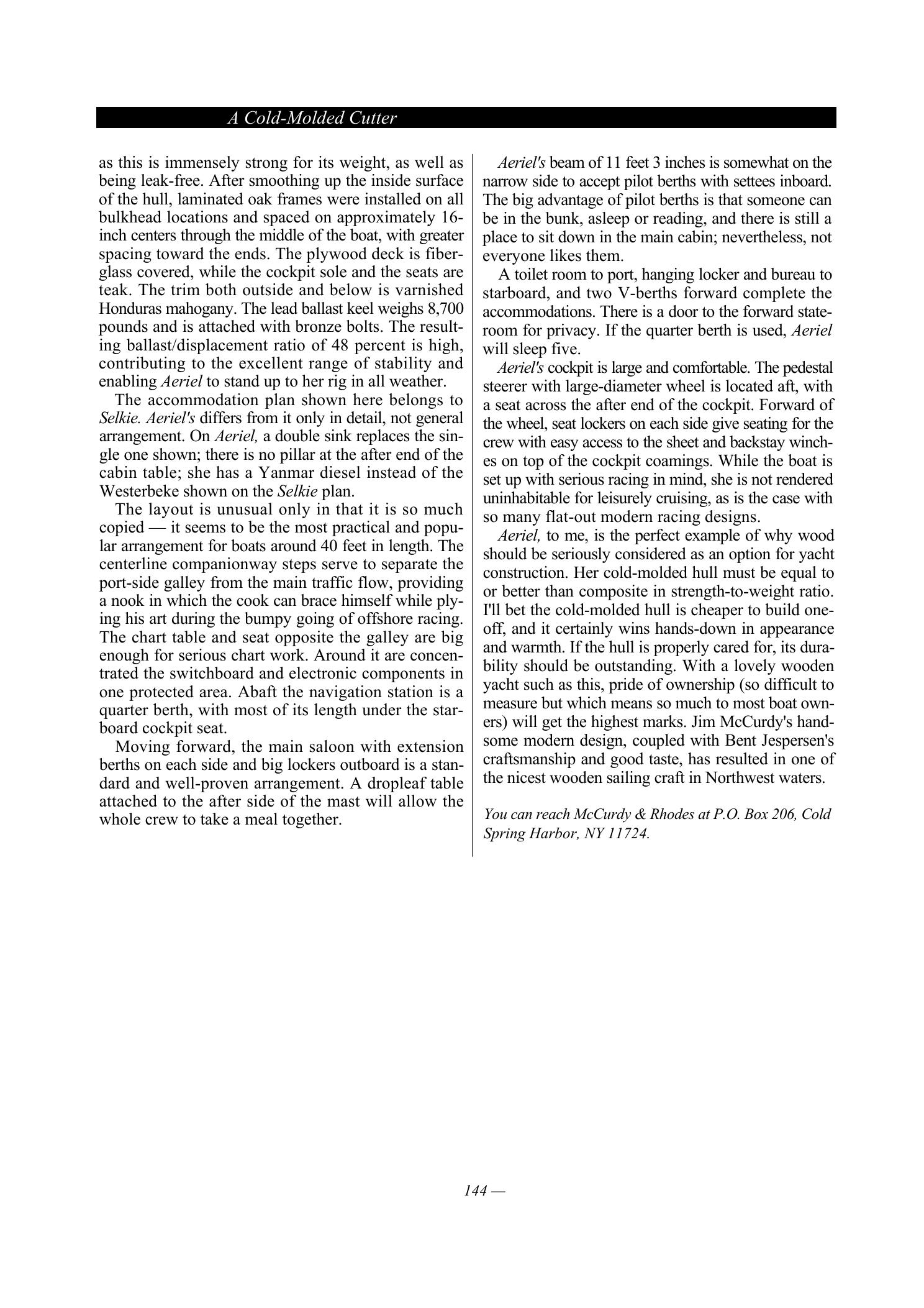 100 Boat Designs Reviewed — страница 152