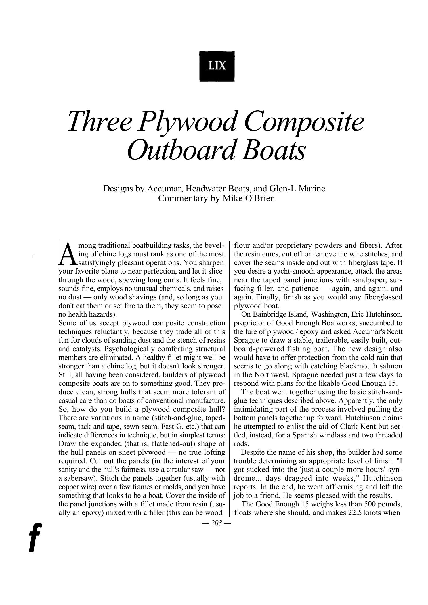 100 Boat Designs Reviewed — страница 211