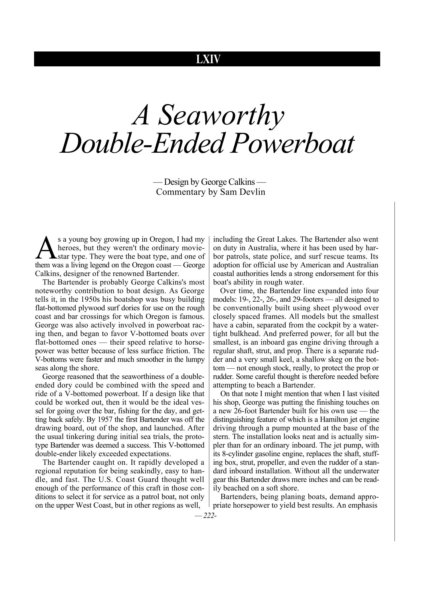 100 Boat Designs Reviewed — страница 231