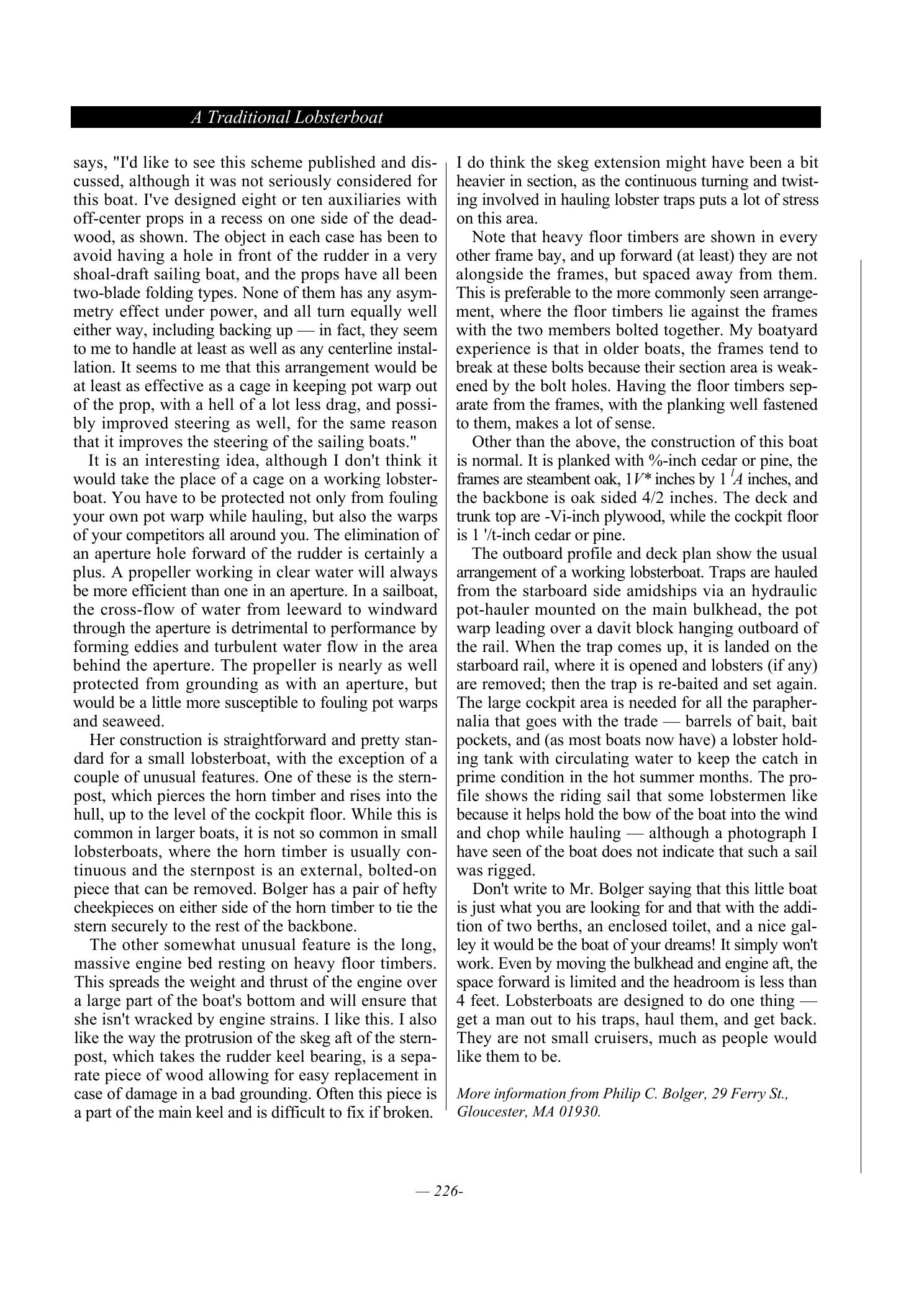 100 Boat Designs Reviewed — страница 235