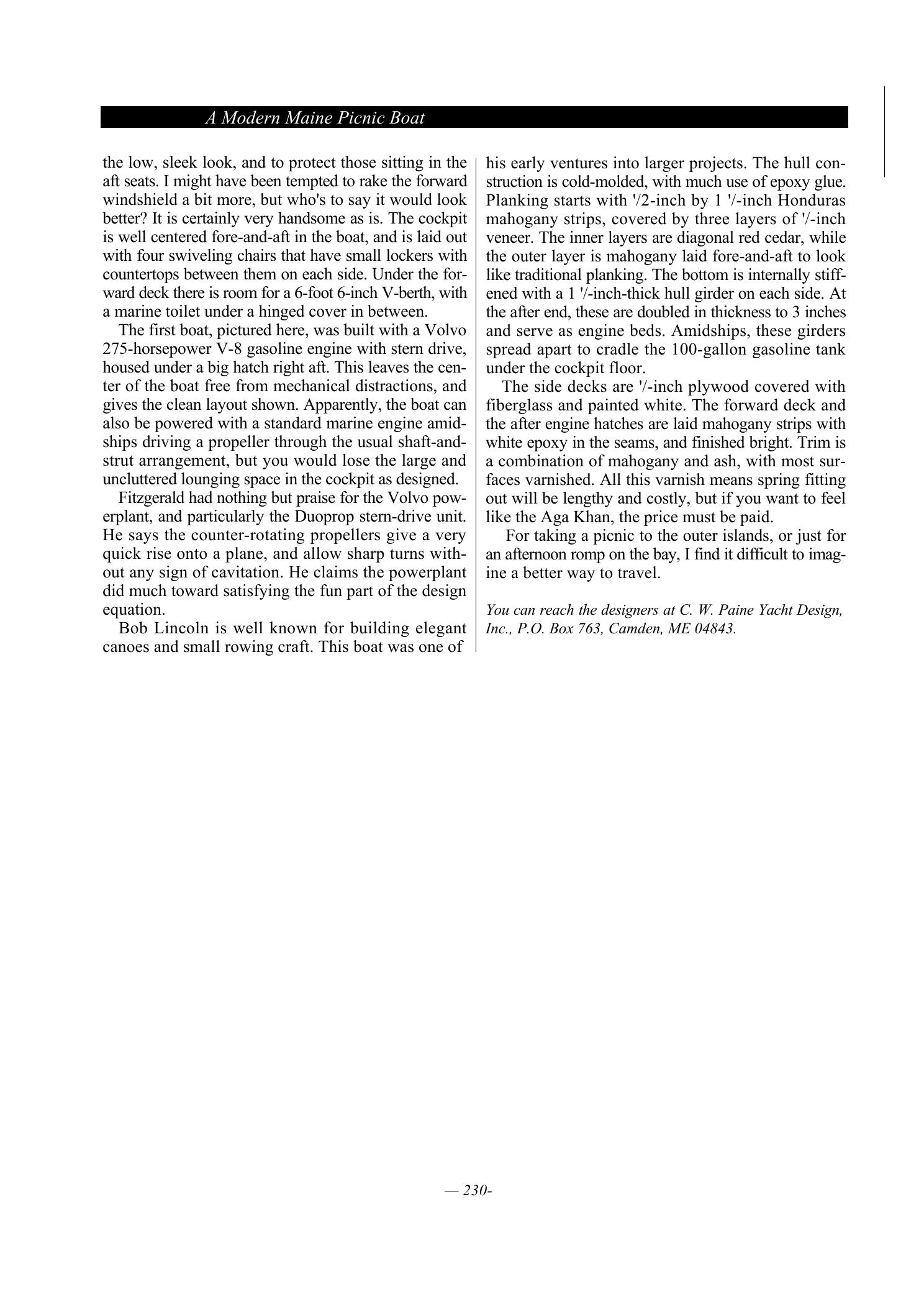 100 Boat Designs Reviewed — страница 239