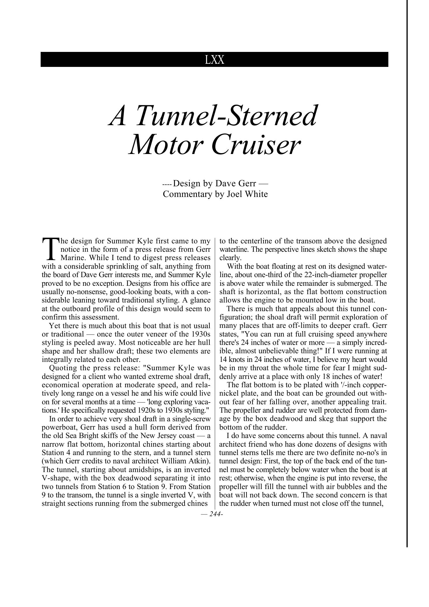 100 Boat Designs Reviewed — страница 253