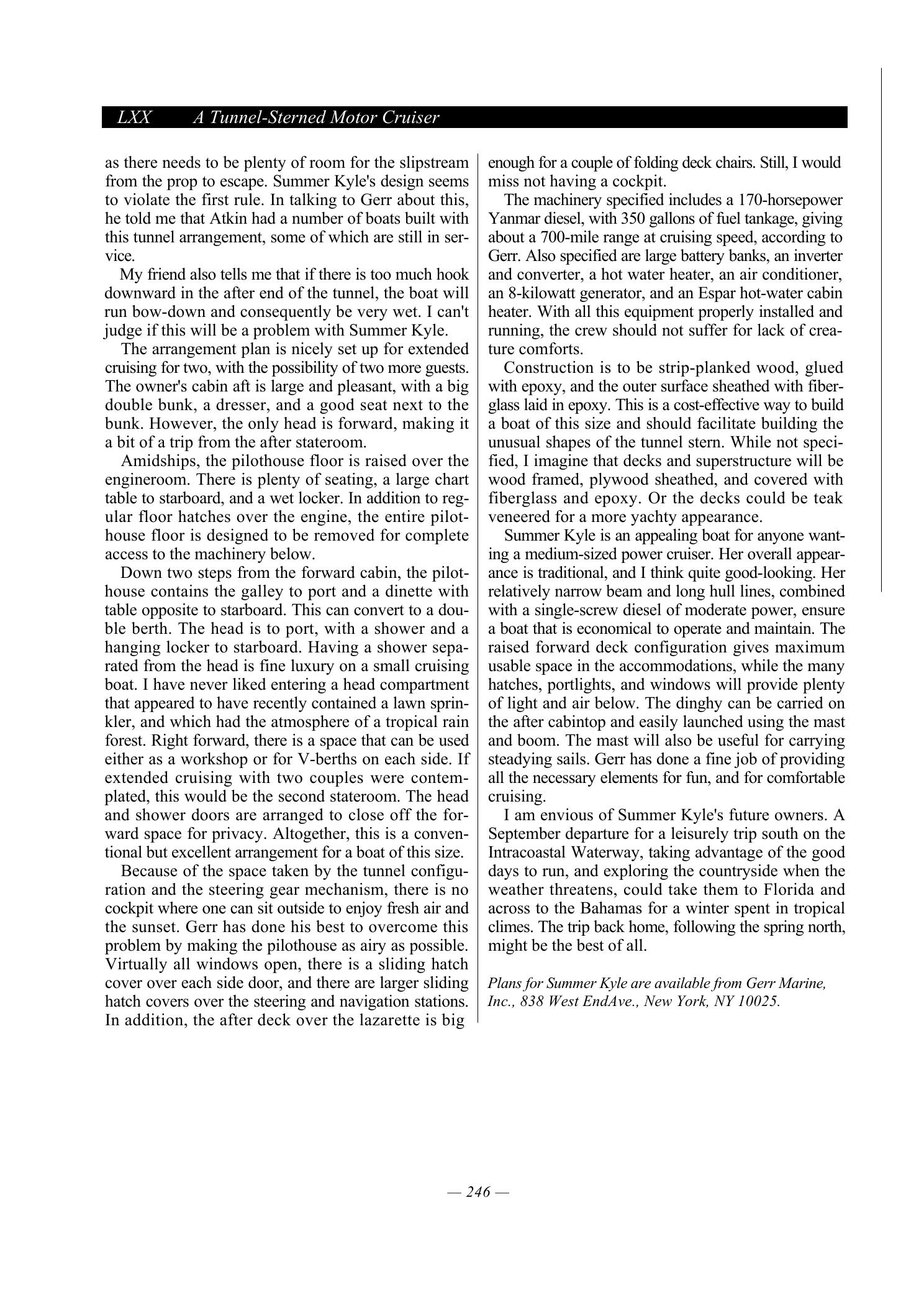 100 Boat Designs Reviewed — страница 255