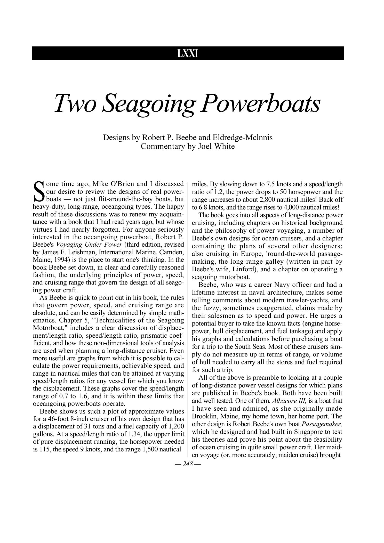 100 Boat Designs Reviewed — страница 257