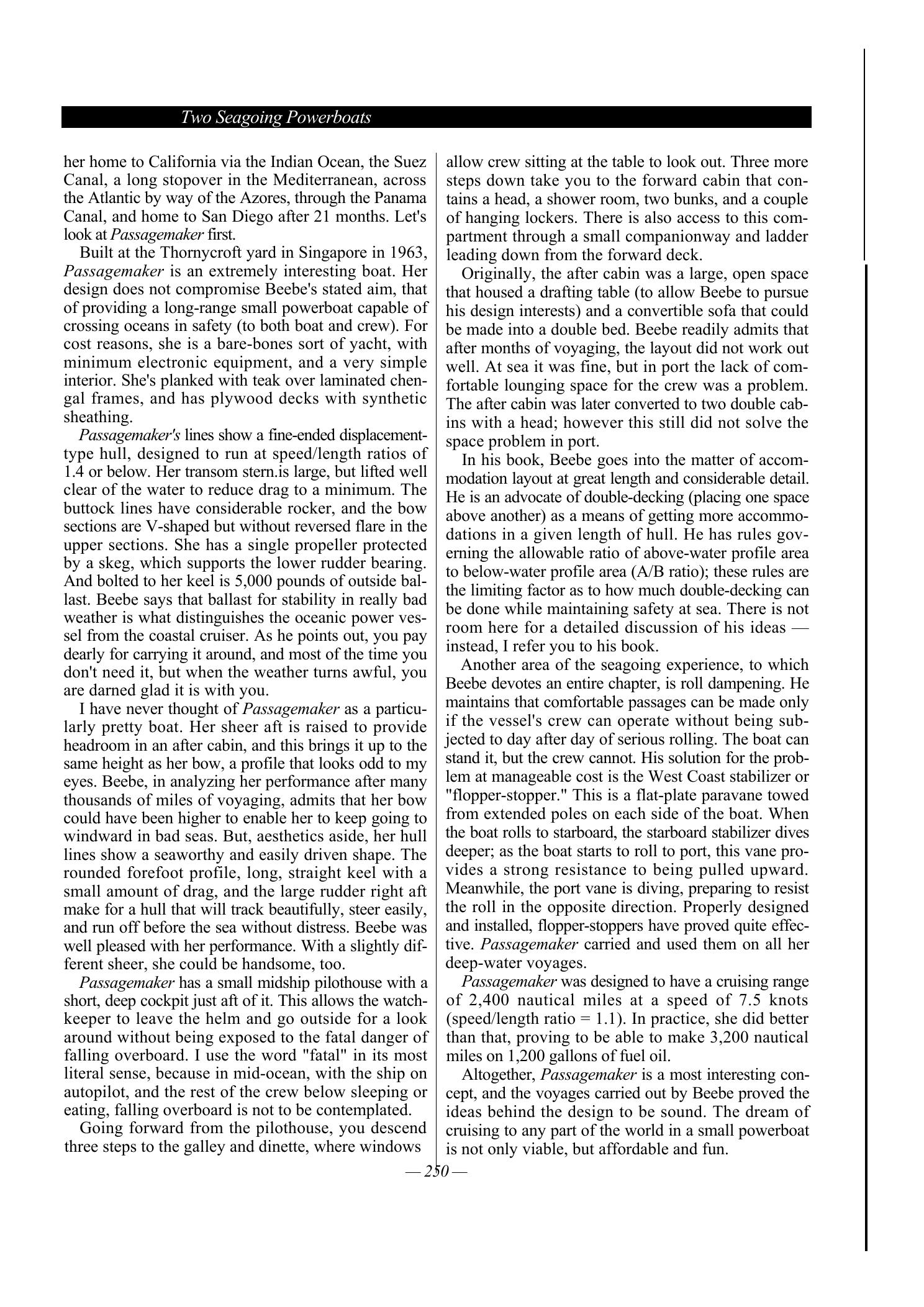 100 Boat Designs Reviewed — страница 259