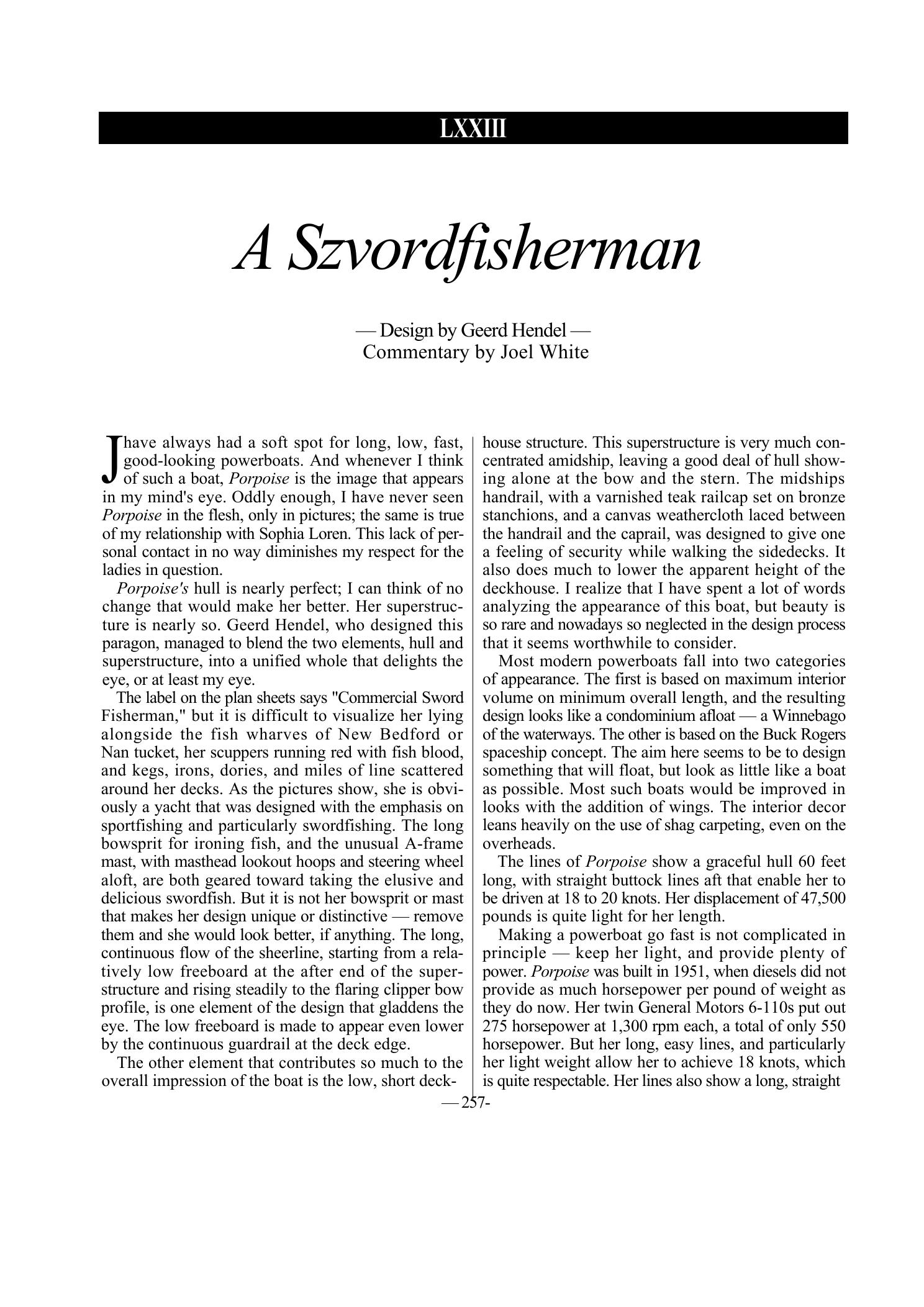 100 Boat Designs Reviewed — страница 266