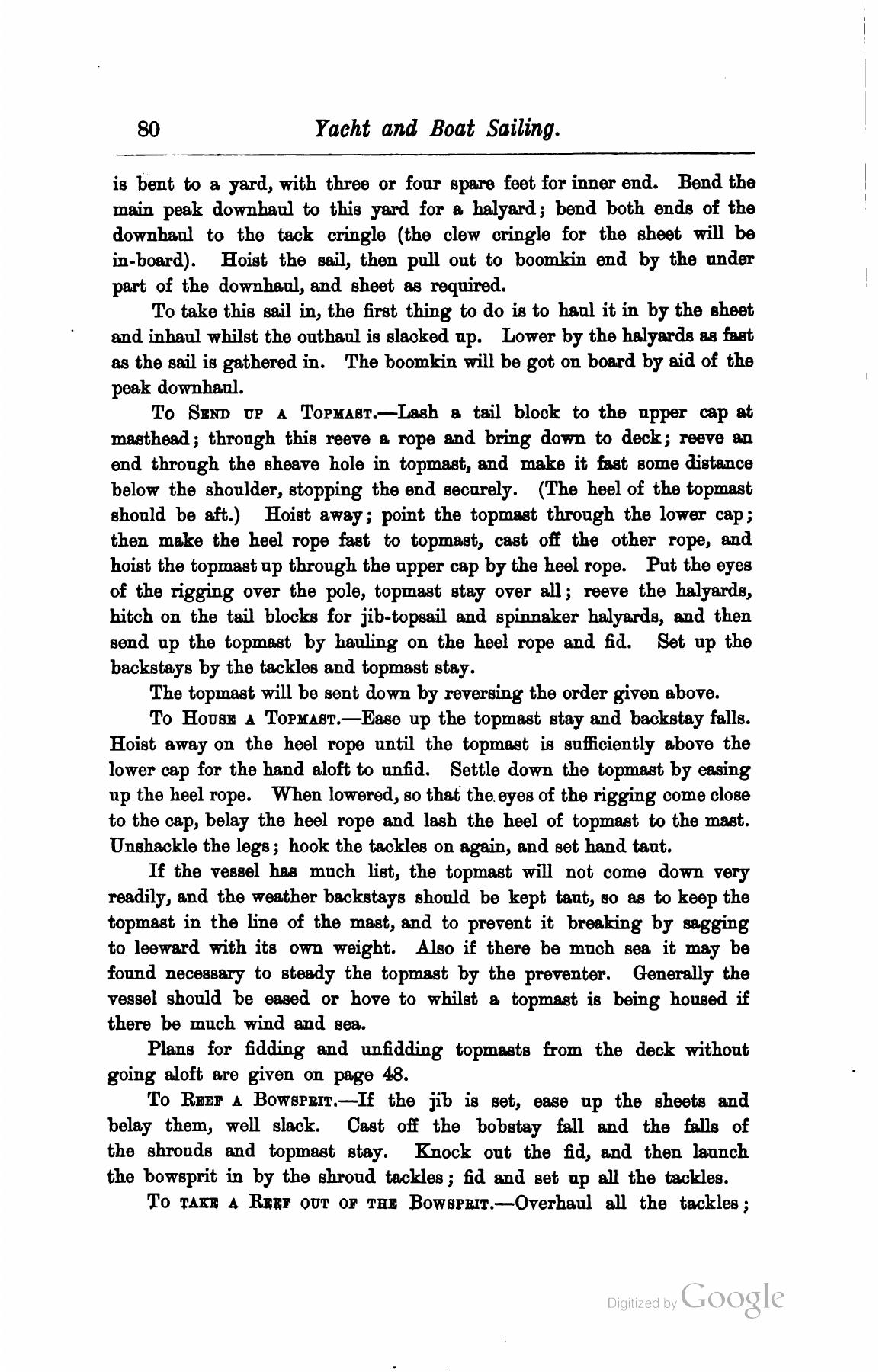 A Manual of Yacht and Boat Sailing — страница 96