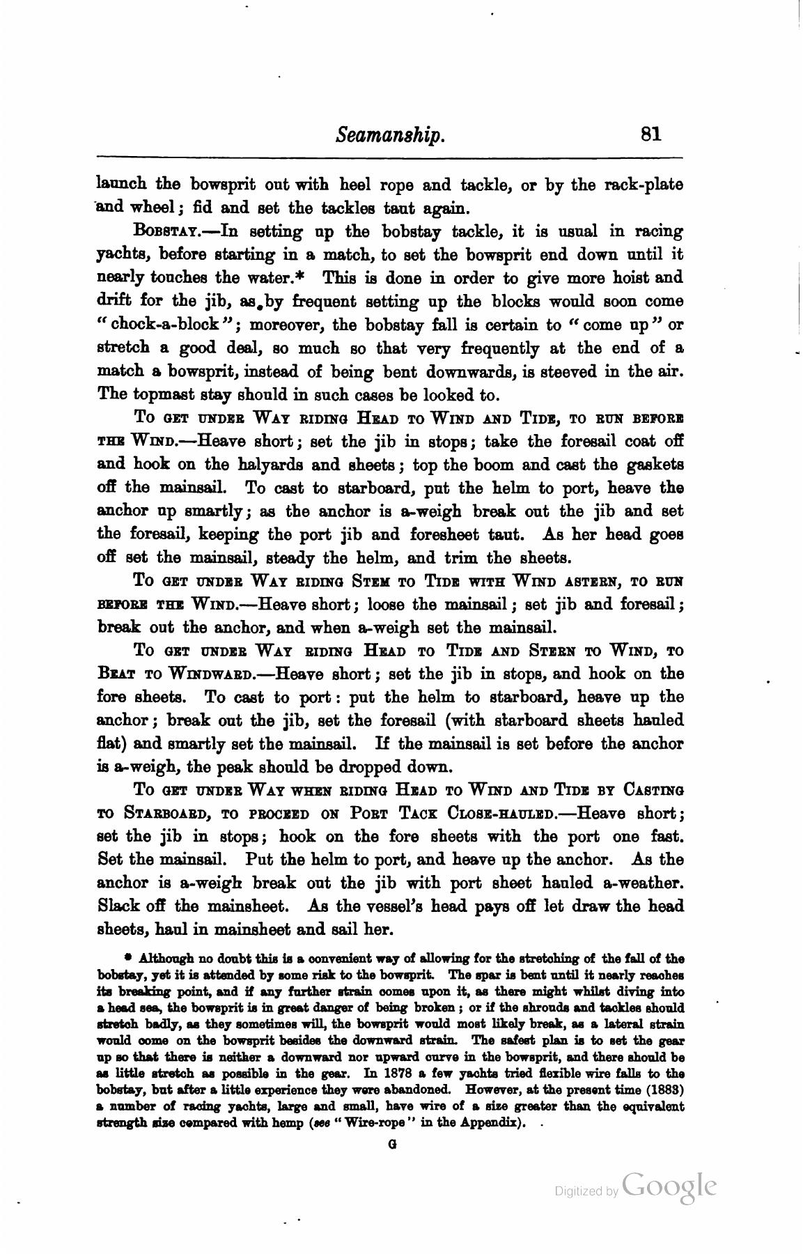 A Manual of Yacht and Boat Sailing — страница 97