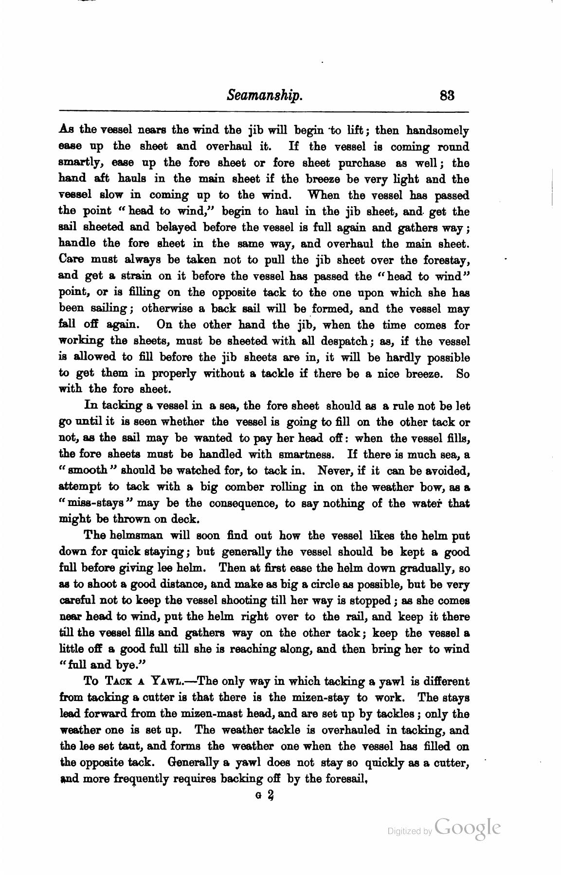 A Manual of Yacht and Boat Sailing — страница 99