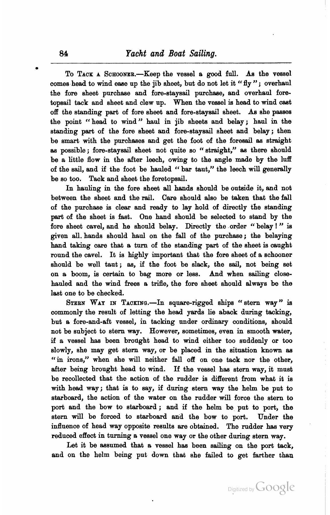 A Manual of Yacht and Boat Sailing — страница 100