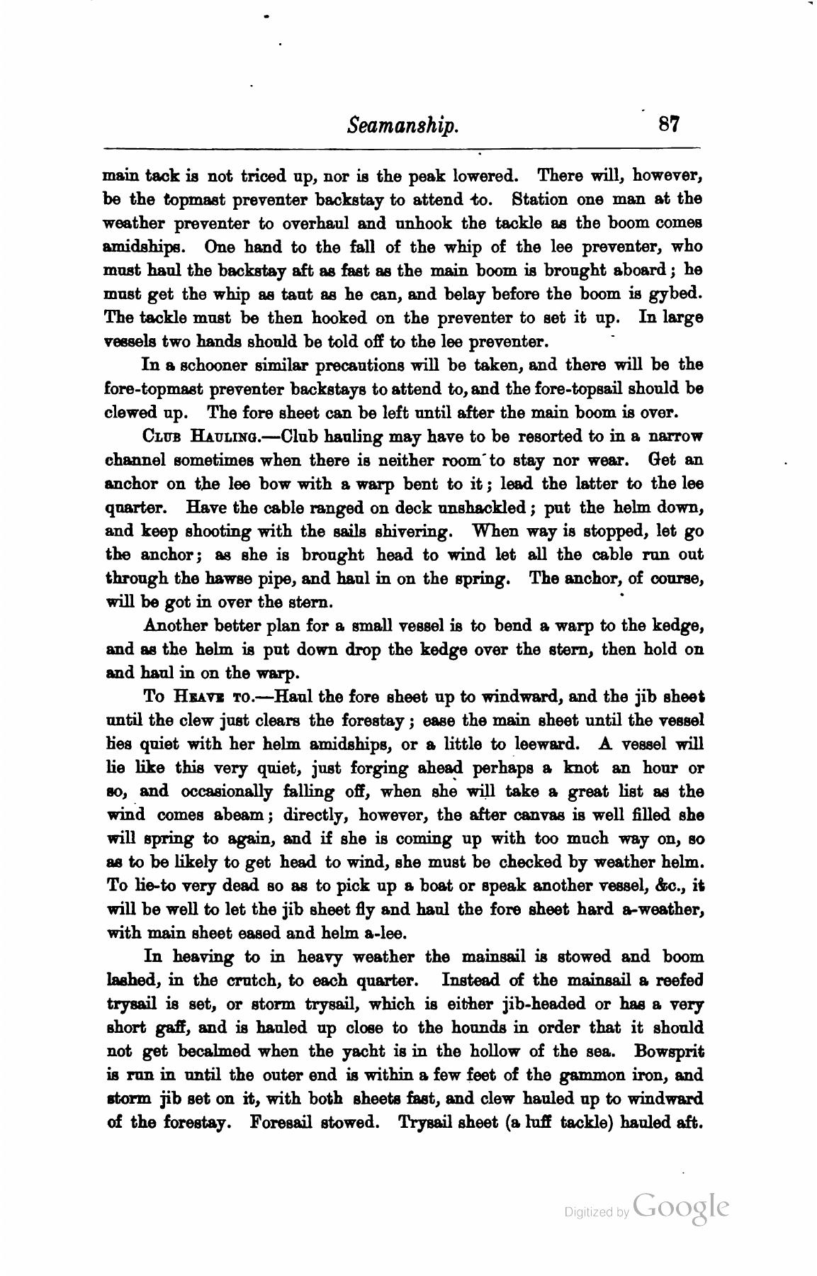 A Manual of Yacht and Boat Sailing — страница 103