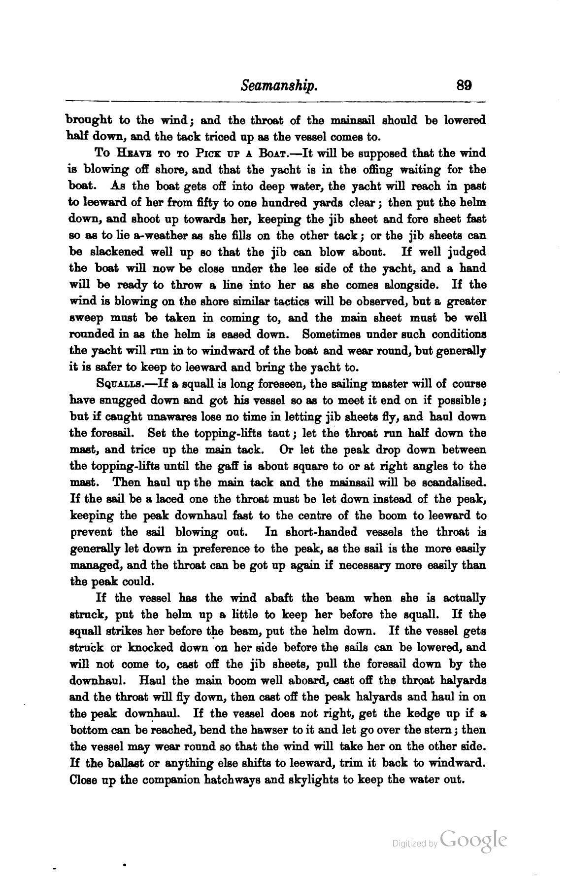 A Manual of Yacht and Boat Sailing — страница 105