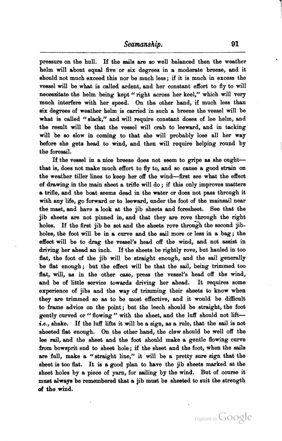 A Manual of Yacht and Boat Sailing — страница 107