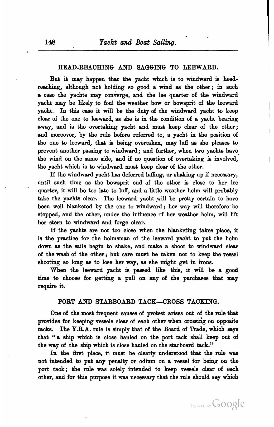 A Manual of Yacht and Boat Sailing — страница 164