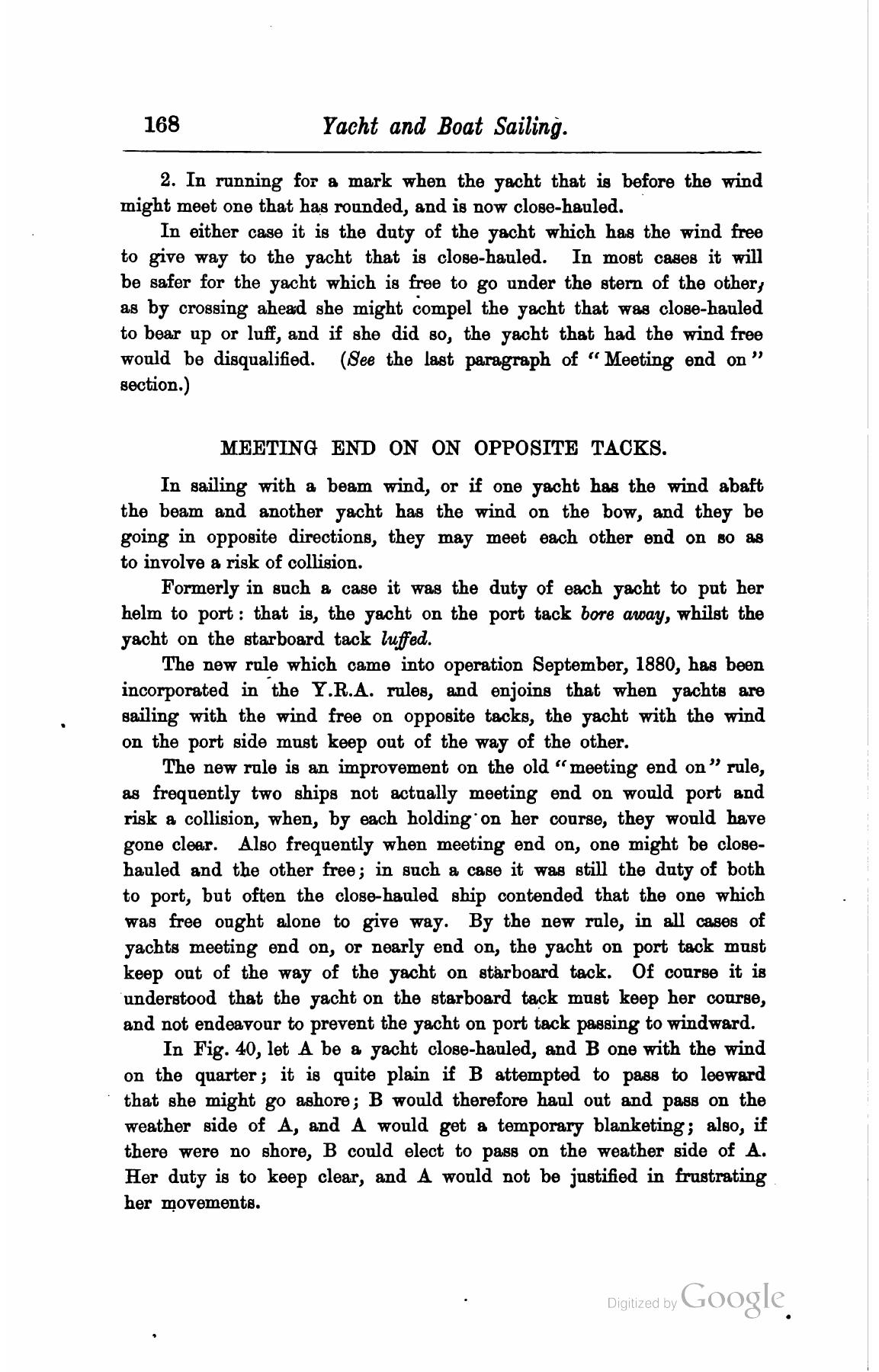 A Manual of Yacht and Boat Sailing — страница 184