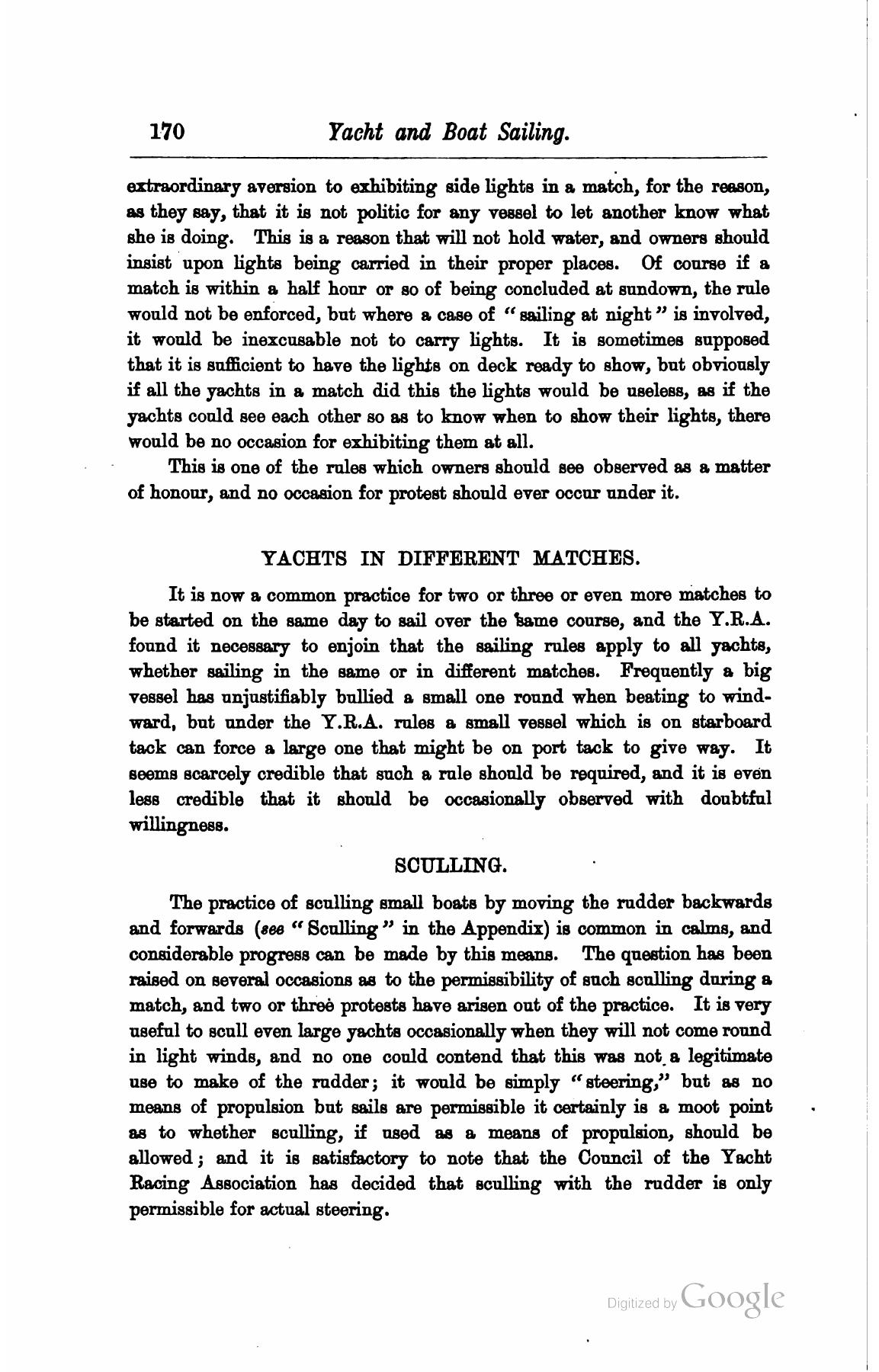 A Manual of Yacht and Boat Sailing — страница 186