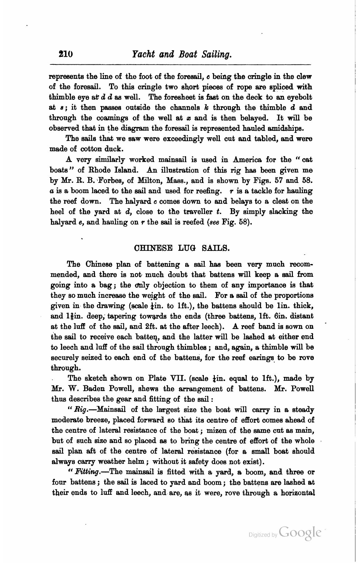 A Manual of Yacht and Boat Sailing — страница 236