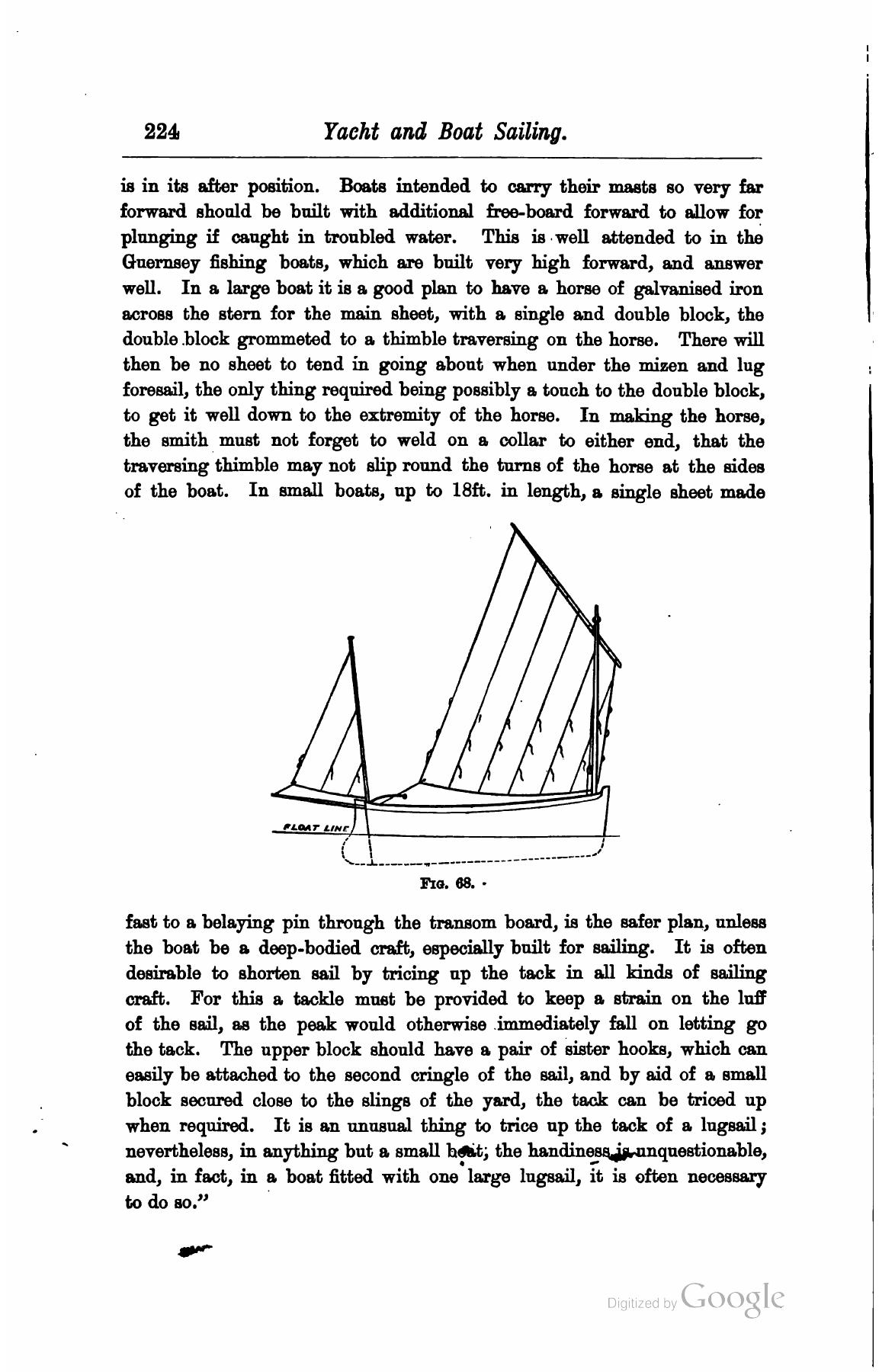 A Manual of Yacht and Boat Sailing — страница 256