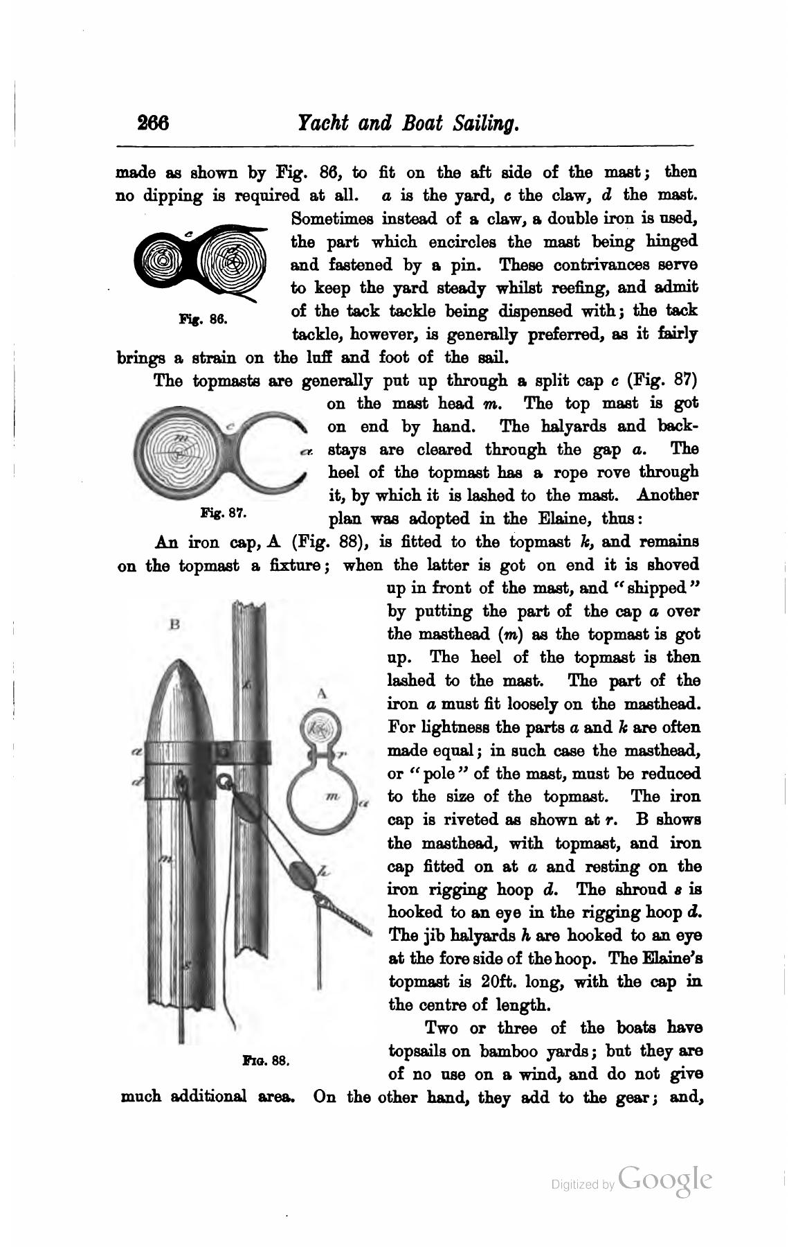 A Manual of Yacht and Boat Sailing — страница 310