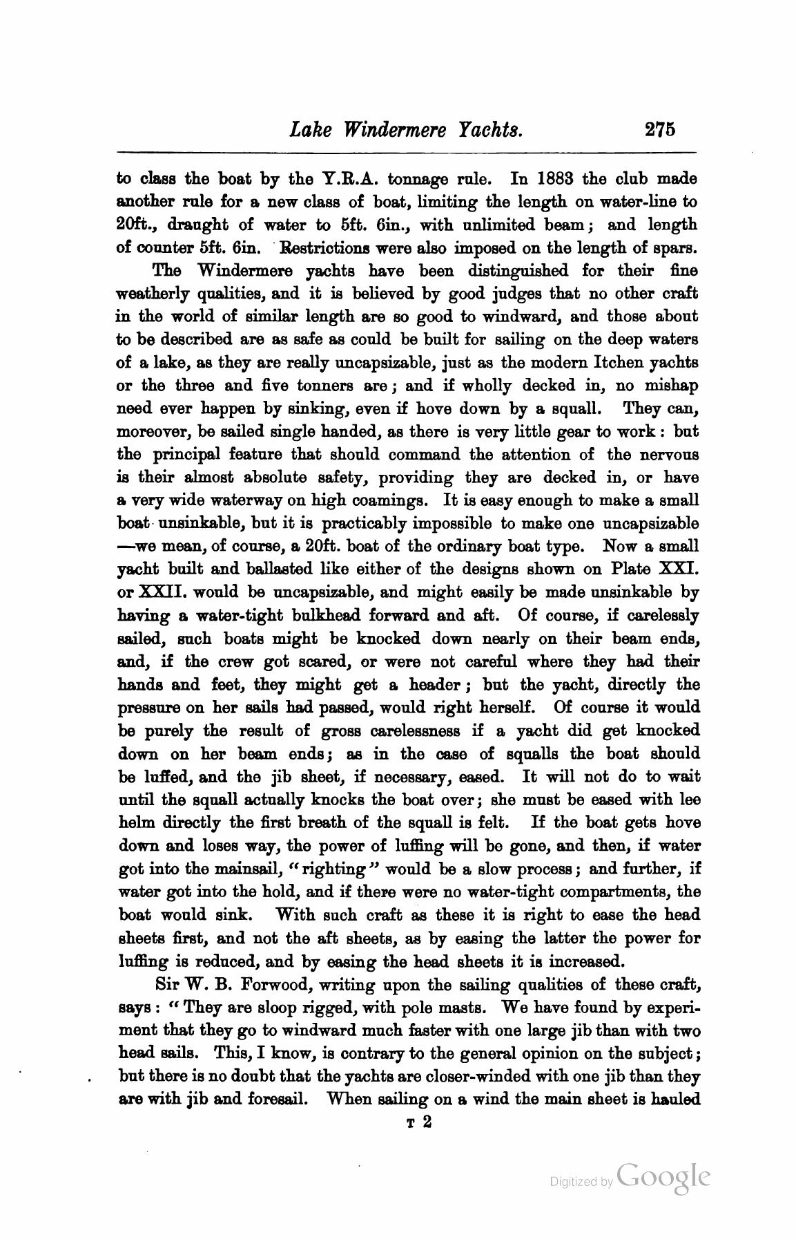 A Manual of Yacht and Boat Sailing — страница 323