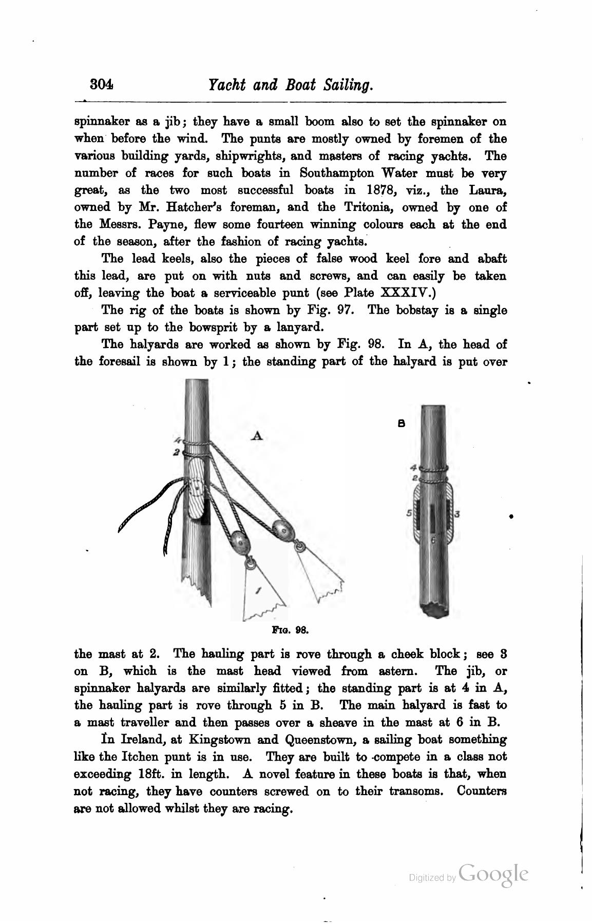 A Manual of Yacht and Boat Sailing — страница 378