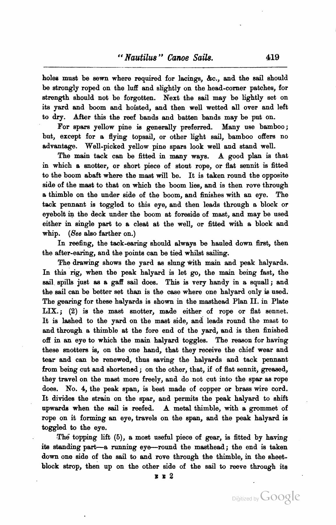 A Manual of Yacht and Boat Sailing — страница 555