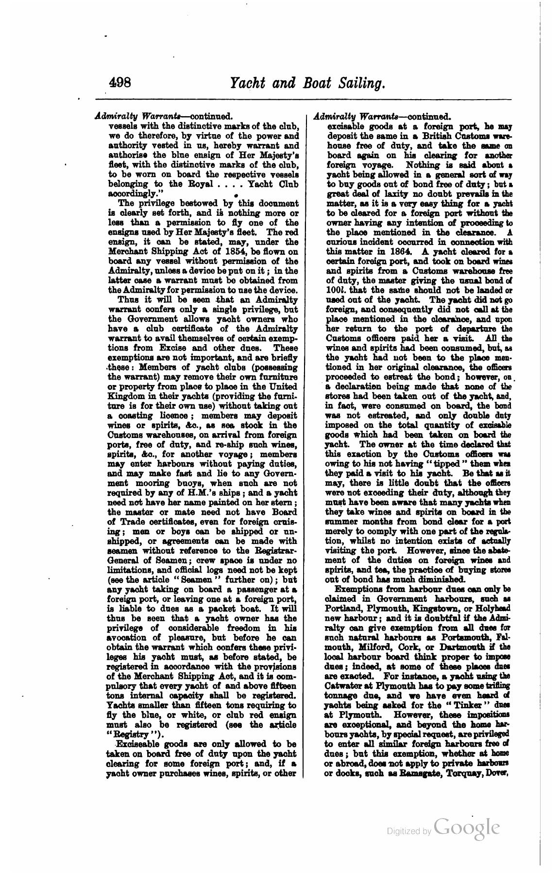 A Manual of Yacht and Boat Sailing — страница 664