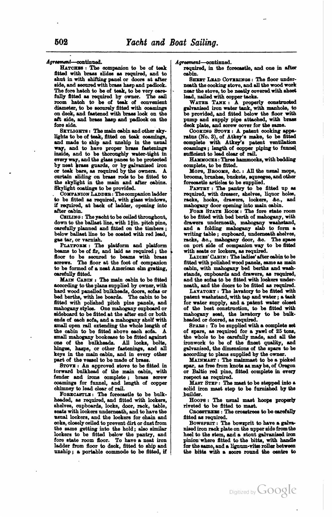 A Manual of Yacht and Boat Sailing — страница 668