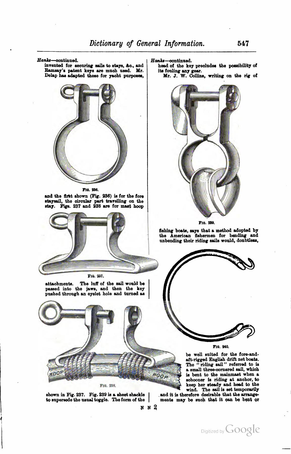 A Manual of Yacht and Boat Sailing — страница 715