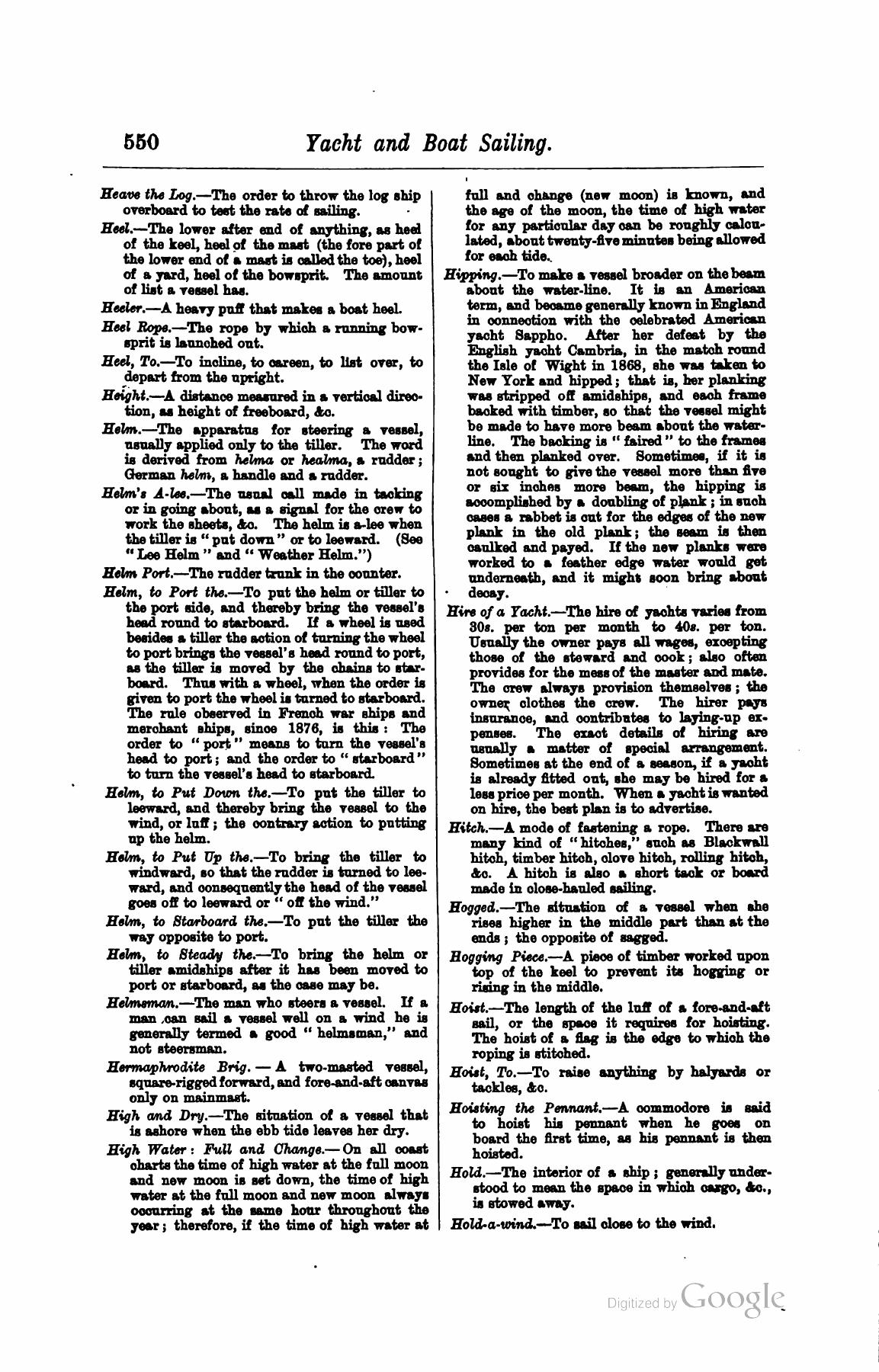 A Manual of Yacht and Boat Sailing — страница 718