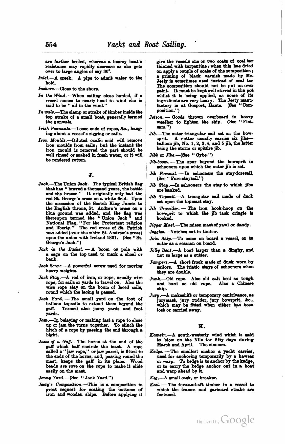 A Manual of Yacht and Boat Sailing — страница 724