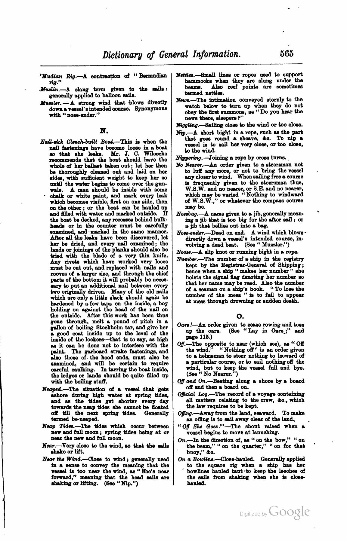 A Manual of Yacht and Boat Sailing — страница 735