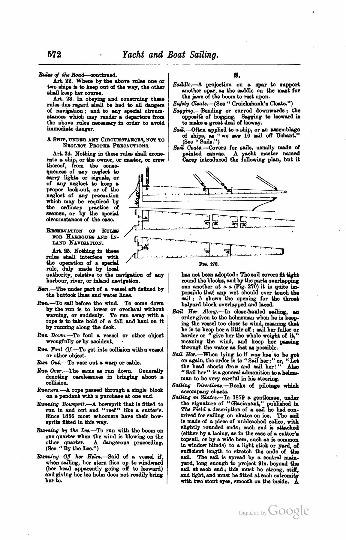 A Manual of Yacht and Boat Sailing — страница 742