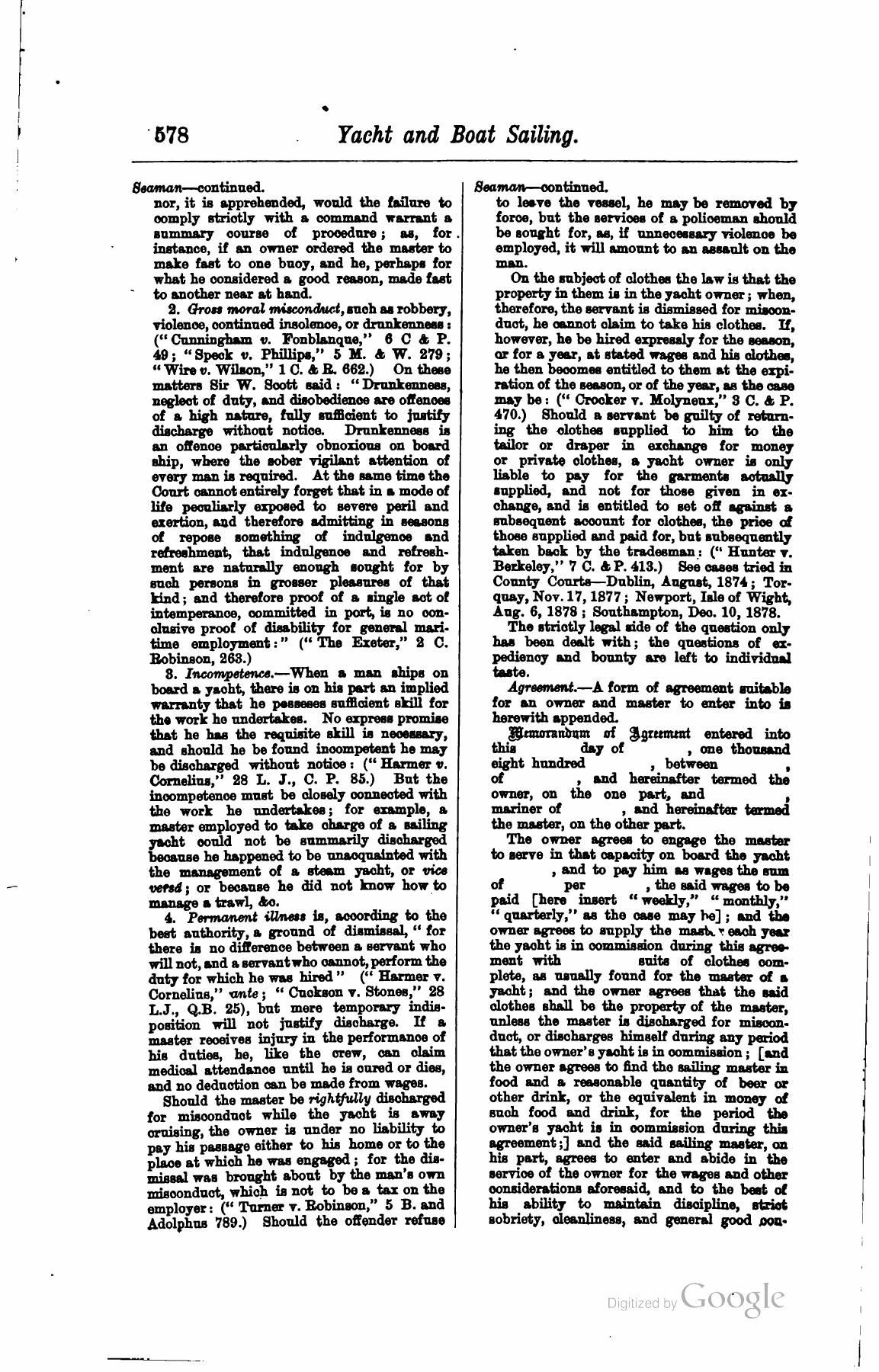 A Manual of Yacht and Boat Sailing — страница 748