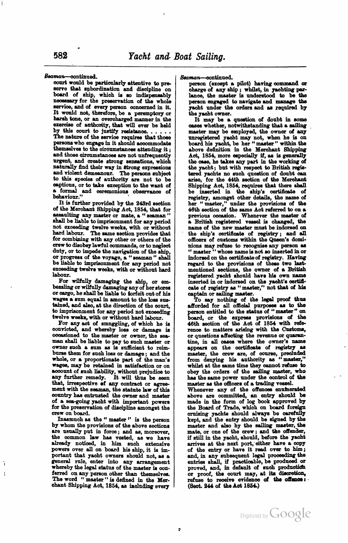 A Manual of Yacht and Boat Sailing — страница 752