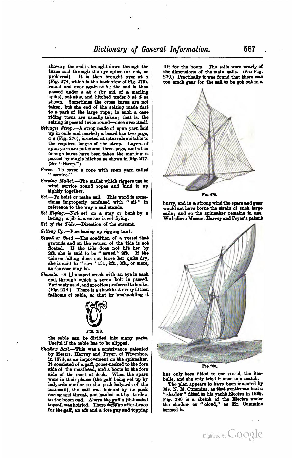 A Manual of Yacht and Boat Sailing — страница 757