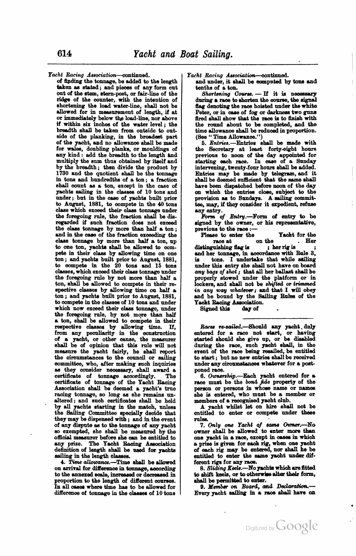 A Manual of Yacht and Boat Sailing — страница 784