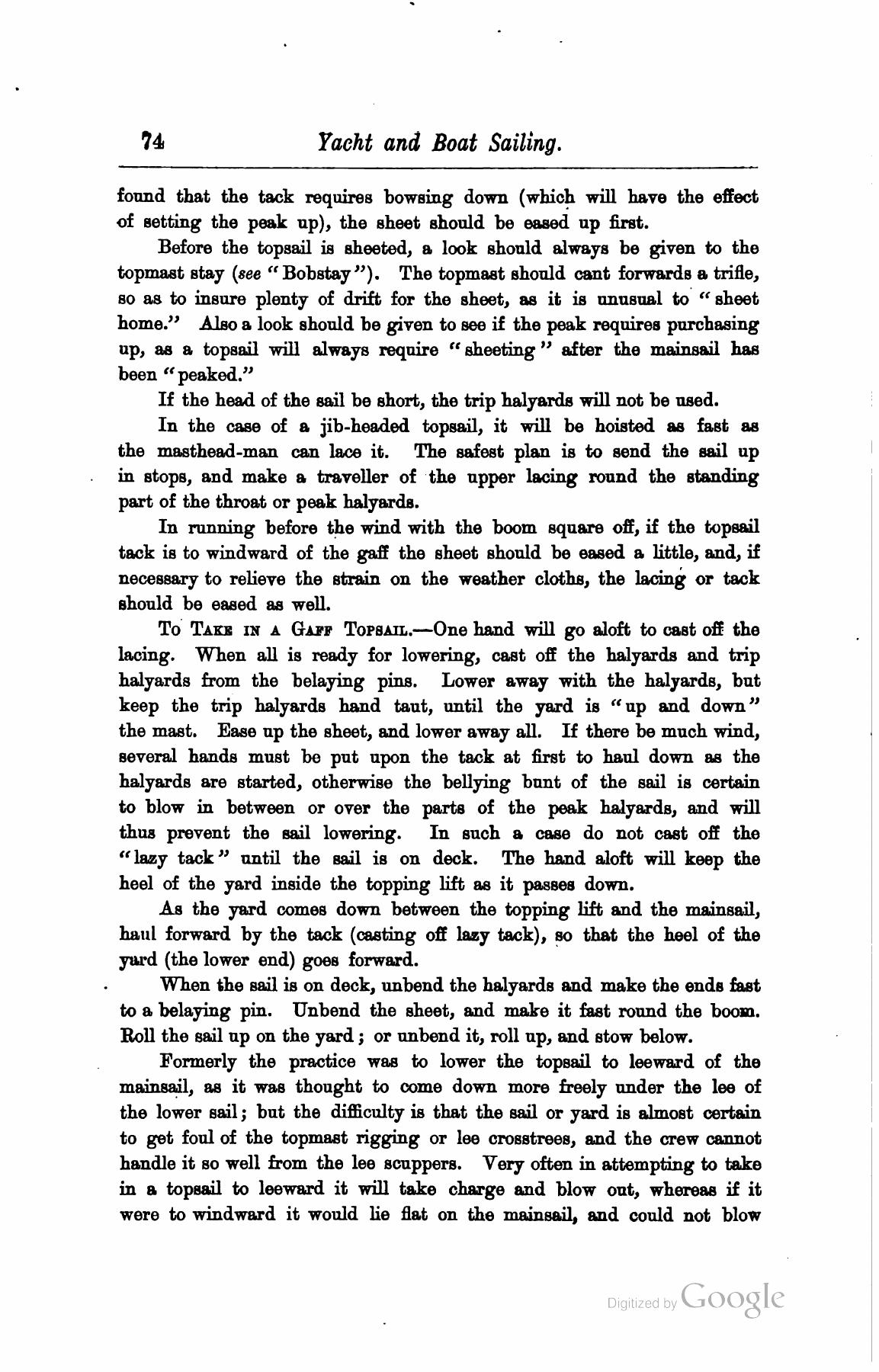 A Manual of Yacht and Boat Sailing — страница 90