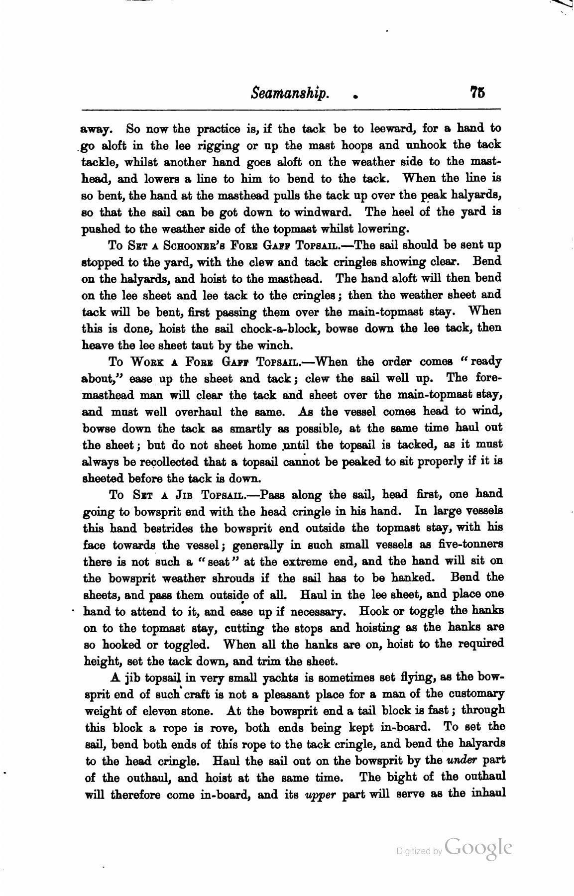 A Manual of Yacht and Boat Sailing — страница 91