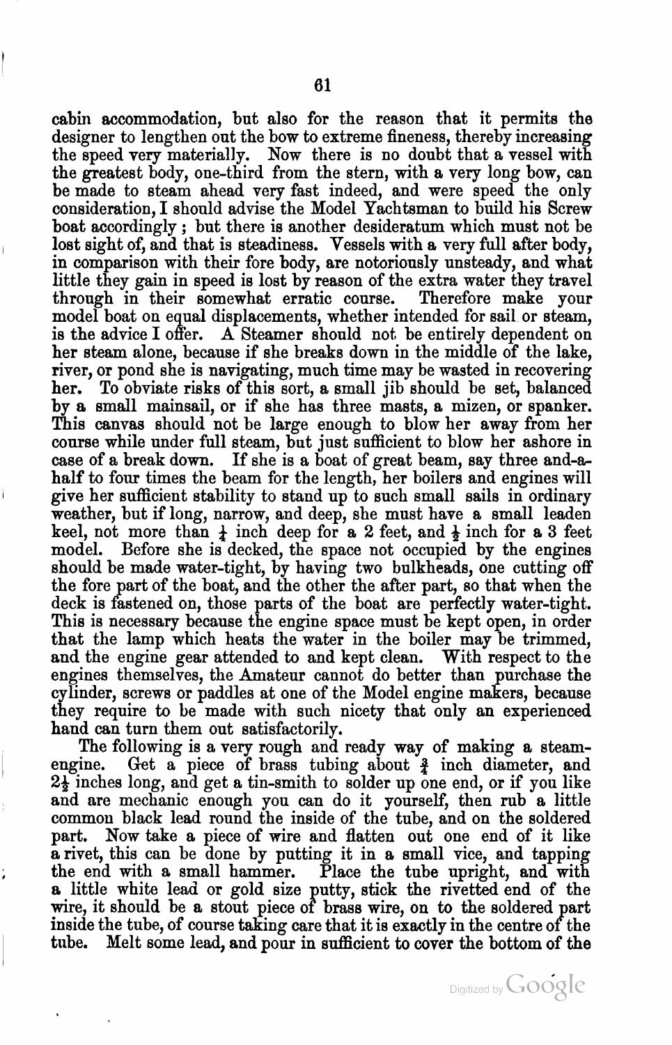 A Treatise on the Construction, Rigging, and Handling of Model Yachts, Ships and Steamers — страница 72