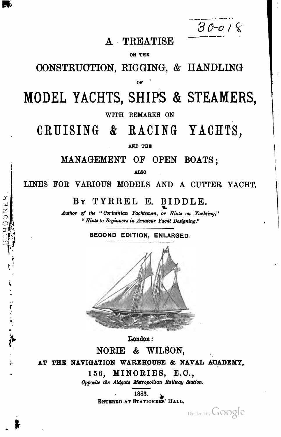 A Treatise on the Construction, Rigging, and Handling of Model Yachts, Ships and Steamers — страница 2