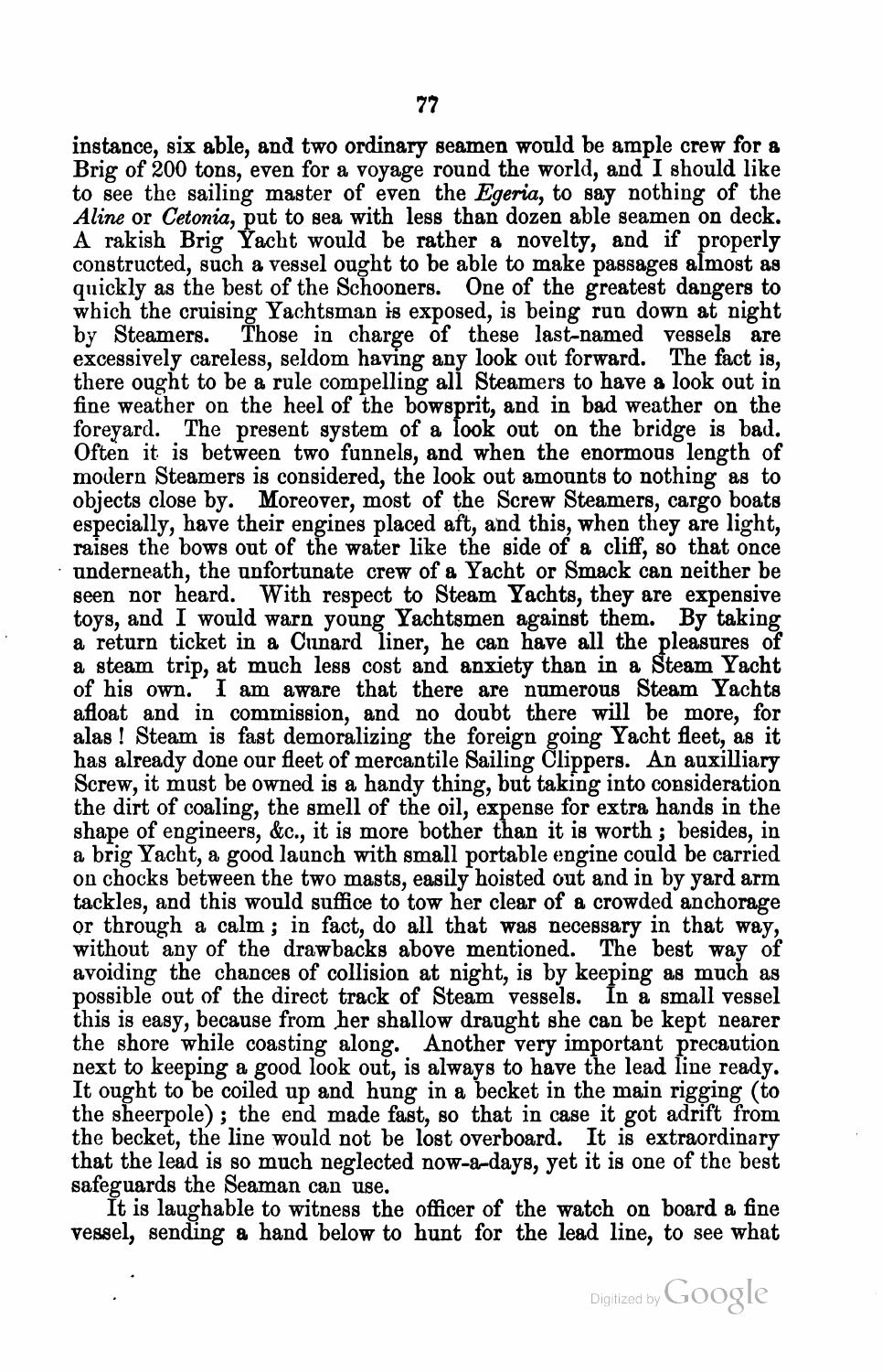 A Treatise on the Construction, Rigging, and Handling of Model Yachts, Ships and Steamers — страница 88