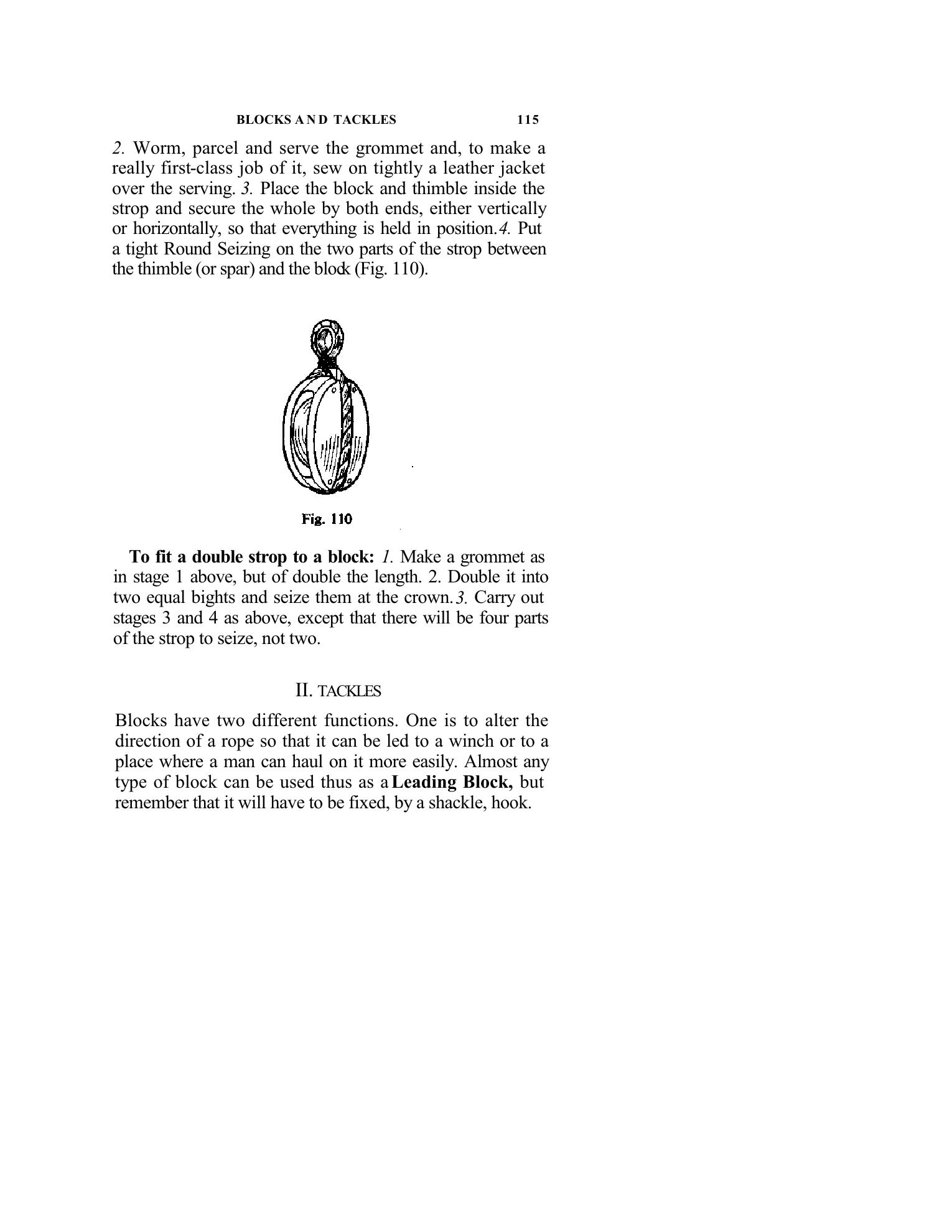 Handbook of Knots and Splices and Other Work with Hempen and Wire Ropes — страница 115