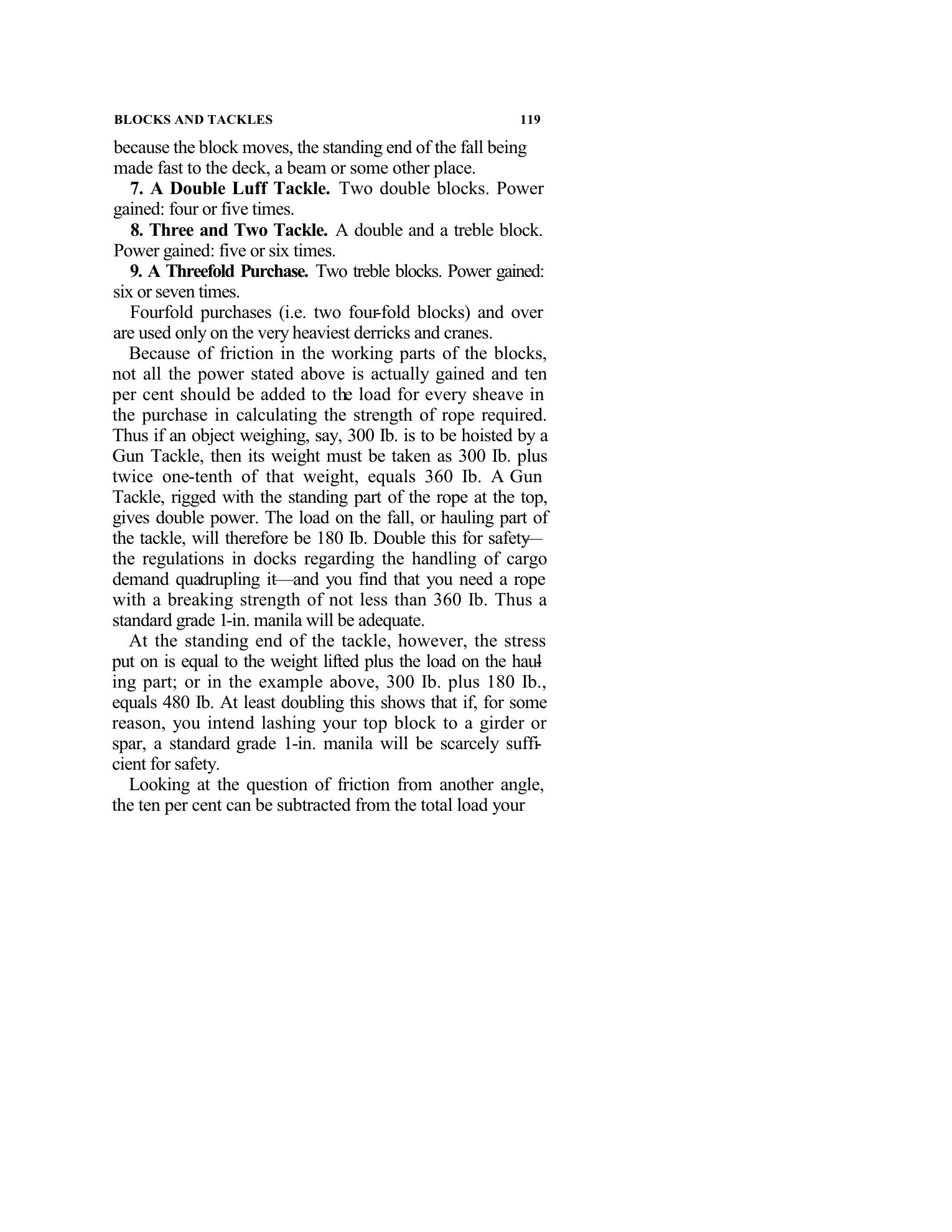 Handbook of Knots and Splices and Other Work with Hempen and Wire Ropes — страница 119