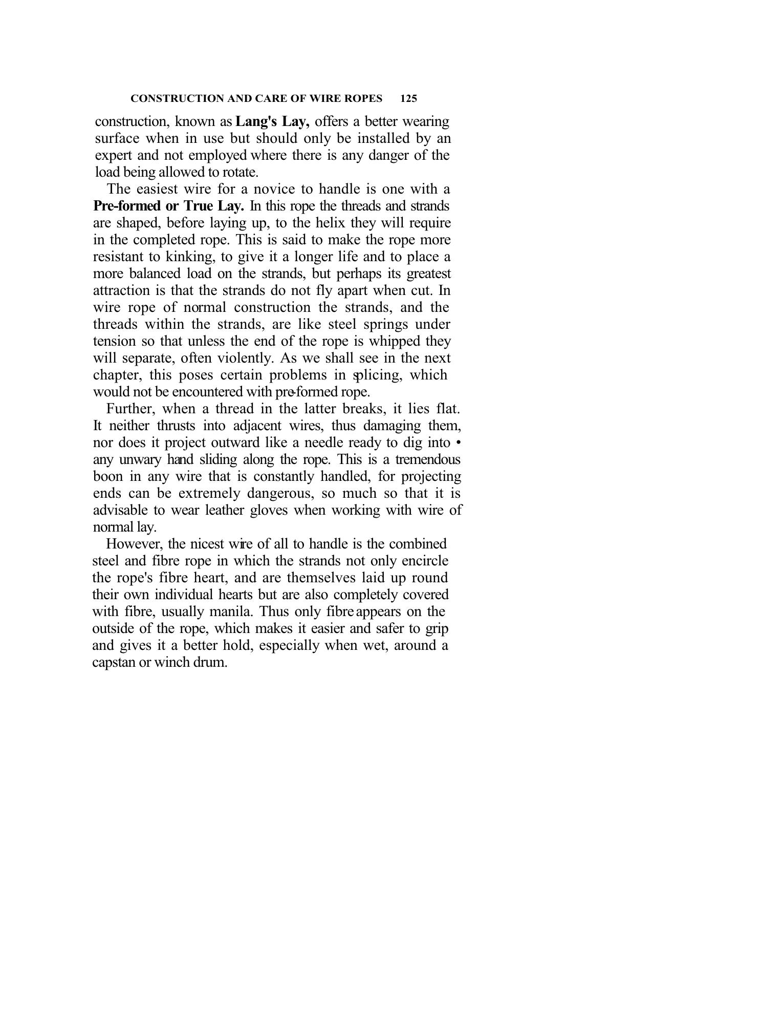 Handbook of Knots and Splices and Other Work with Hempen and Wire Ropes — страница 125