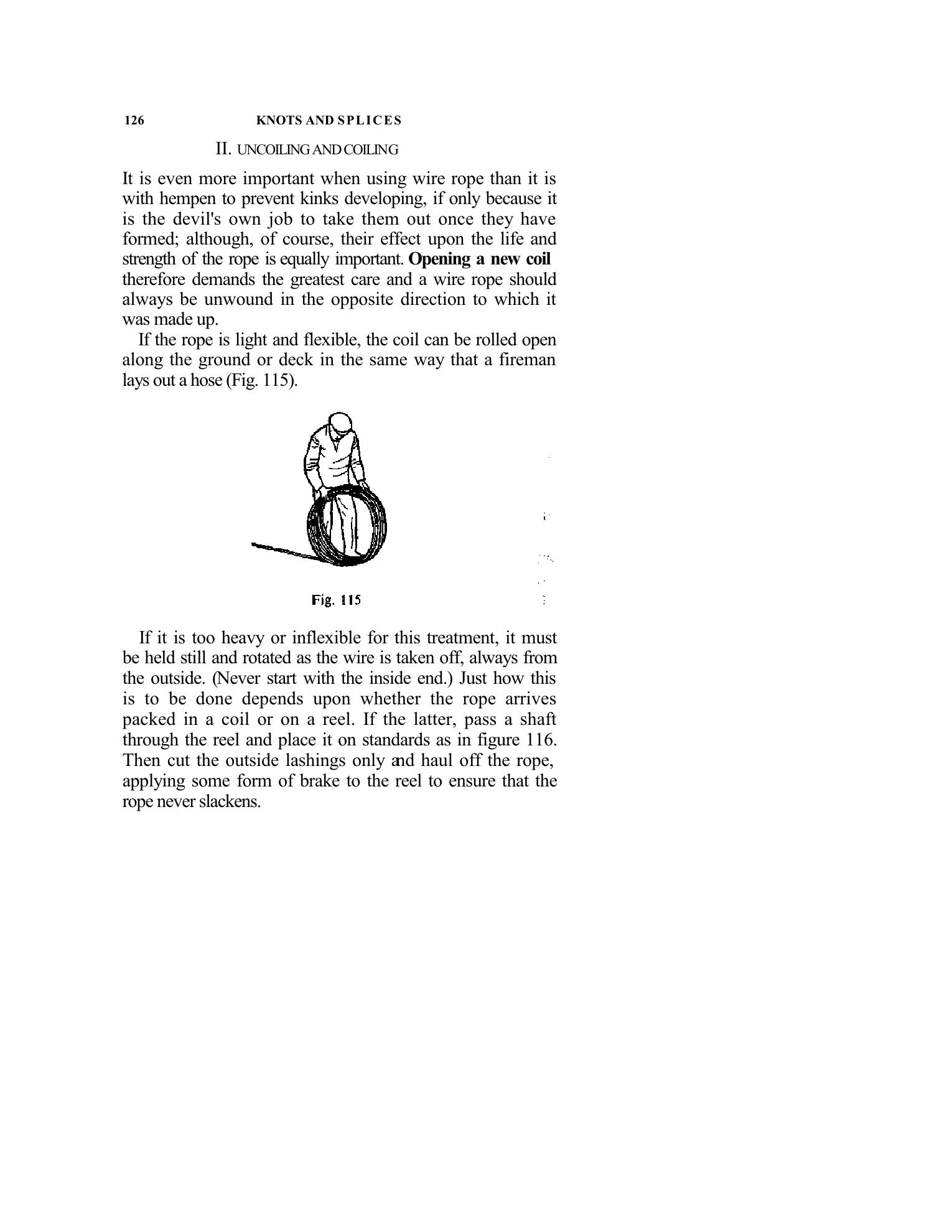 Handbook of Knots and Splices and Other Work with Hempen and Wire Ropes — страница 126