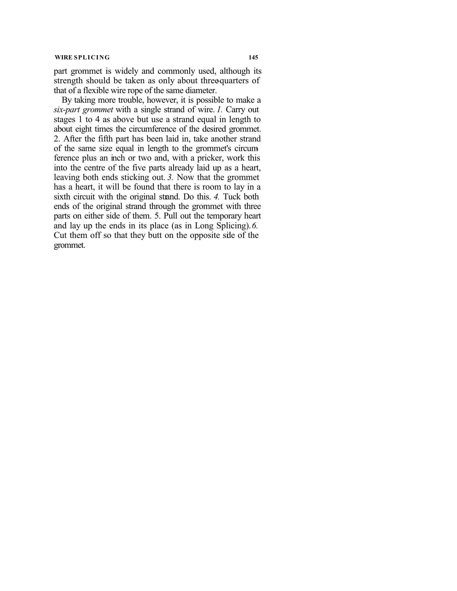 Handbook of Knots and Splices and Other Work with Hempen and Wire Ropes — страница 145