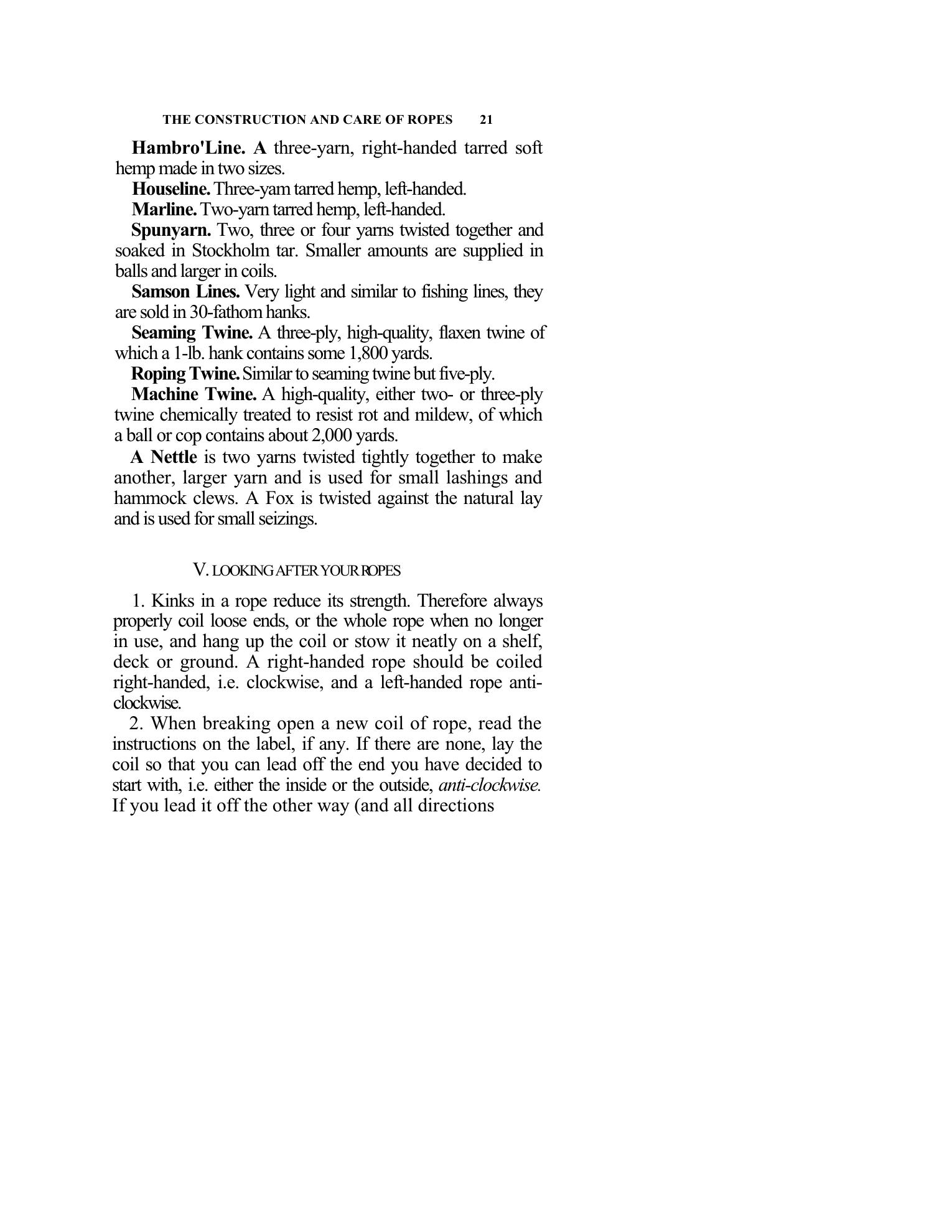 Handbook of Knots and Splices and Other Work with Hempen and Wire Ropes — страница 21